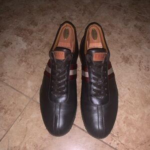 Bally Men's Freneew Sneakers (brown)-US 12 (good condition) FREE shoe tree